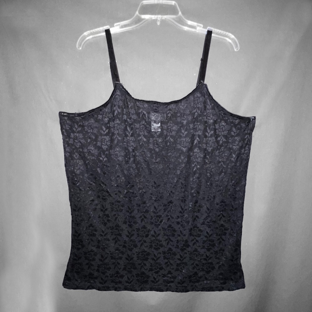 Black Lace Tank Top